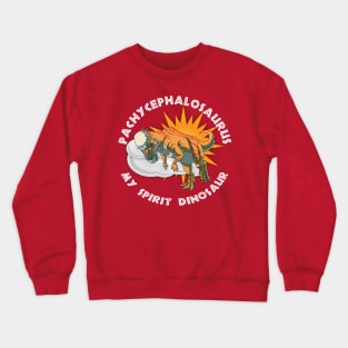 My Pachycephalosaurus Dinosaur Spirit Design Crewneck Sweatshirt